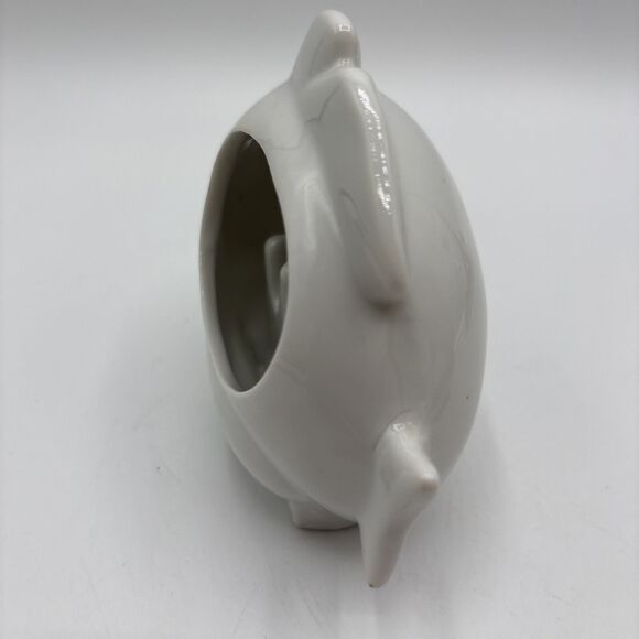 Vintage Fish Ashtray MCM Ceramic Smoke Comes Out Mouth OMC Otagiri Mercantile - Picture 3 of 9